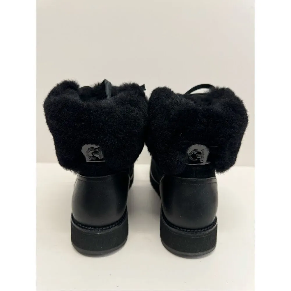 Cole Haan Boots Size 8B Womens Waterproof Black Lugged Sole Winter Booties - Image 6