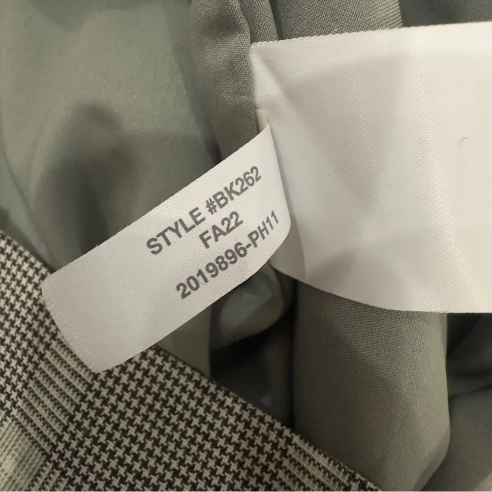 J Crew Size 4 Kate Straight Leg Pant in Plaid Italian Stretch Wool Blend - Image 9