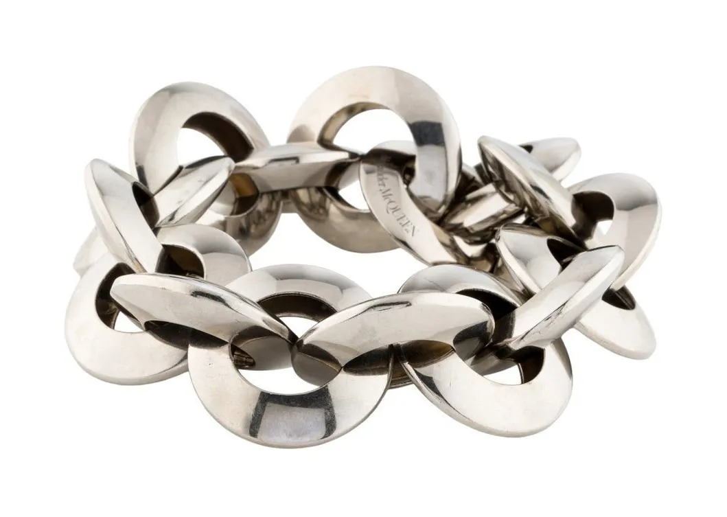 Alexander McQueen Silver Chunky Chain Link Bracelet Made in Italy‼️NO BOX‼️NWOT - Image 1