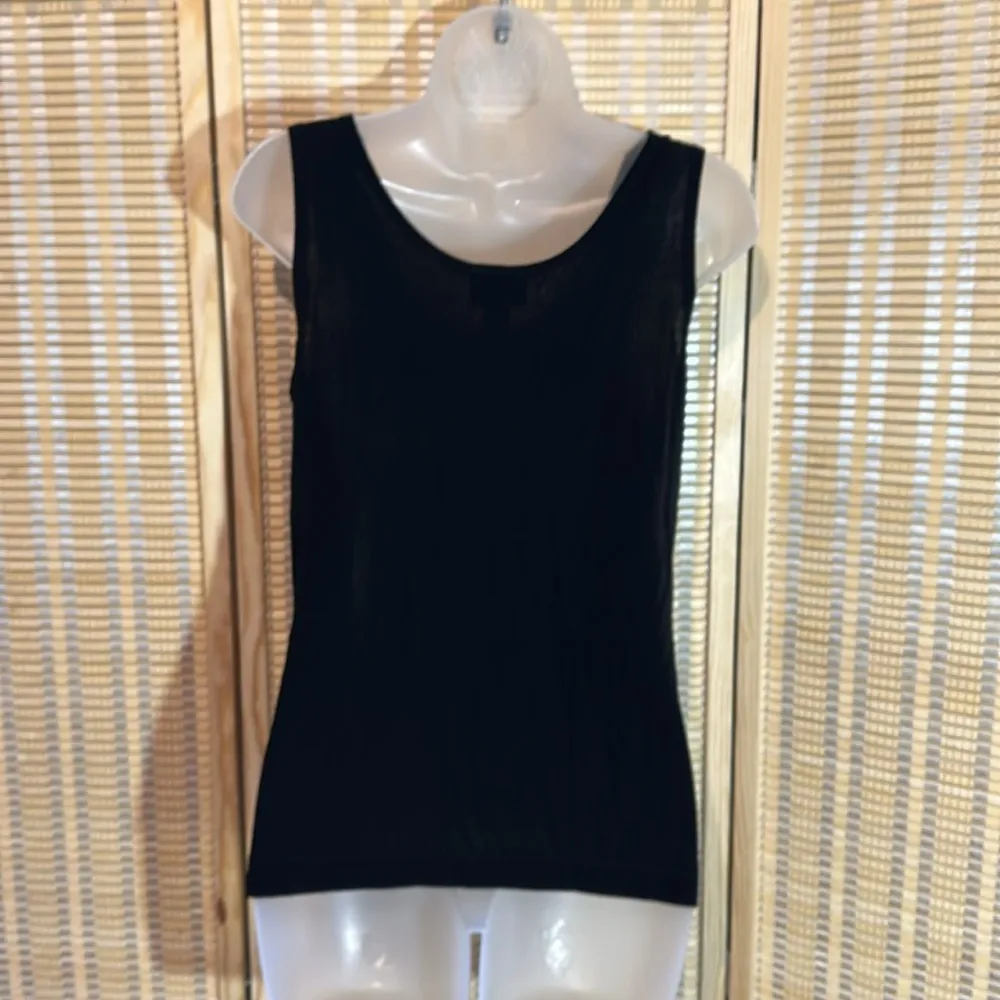 Chico's Travelers Two Piece Black Tank Top With Black Cardigan Sequins Small 1 - Image 11