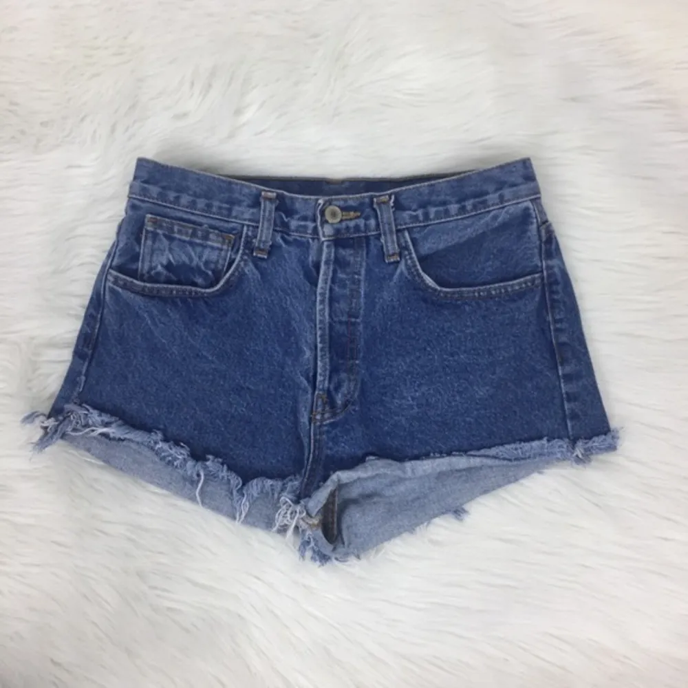 John Galt Brandy Melville Cheeky Denim Shorts - Image 3