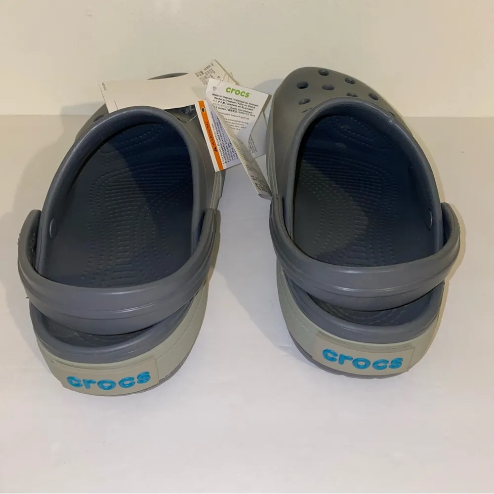 Crocs Unisex crocband II clog in charcoal/light grey size 6 Men’s/ 8 Women’s 🆕 - Image 12