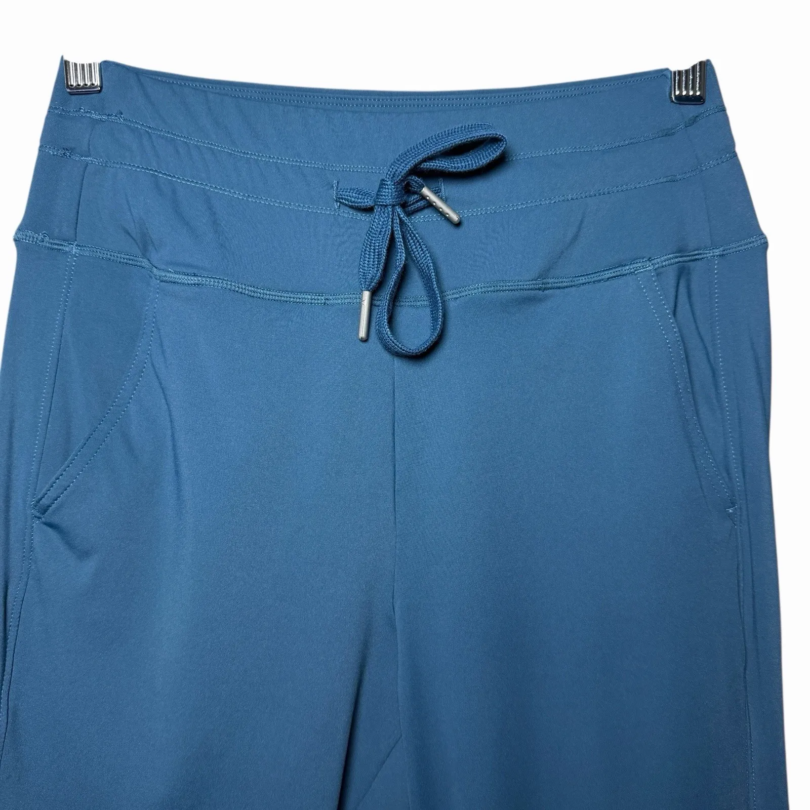 Halara Womens SoftlyZero High Waist Joggers S Oxford Blue Pockets Athleisure - Image 7