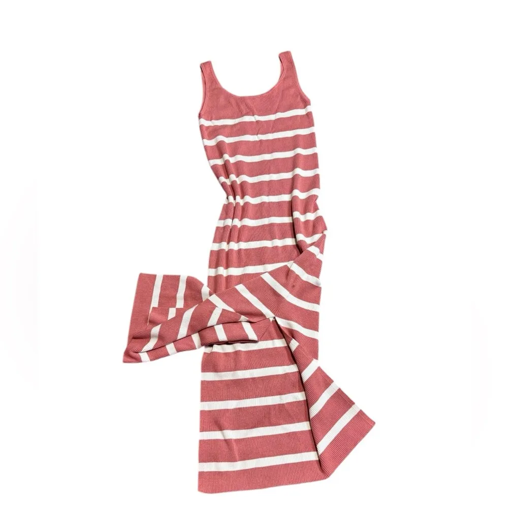 TIME AND TRU Pink long sleeveless‎ fitted dress size s - Image 3