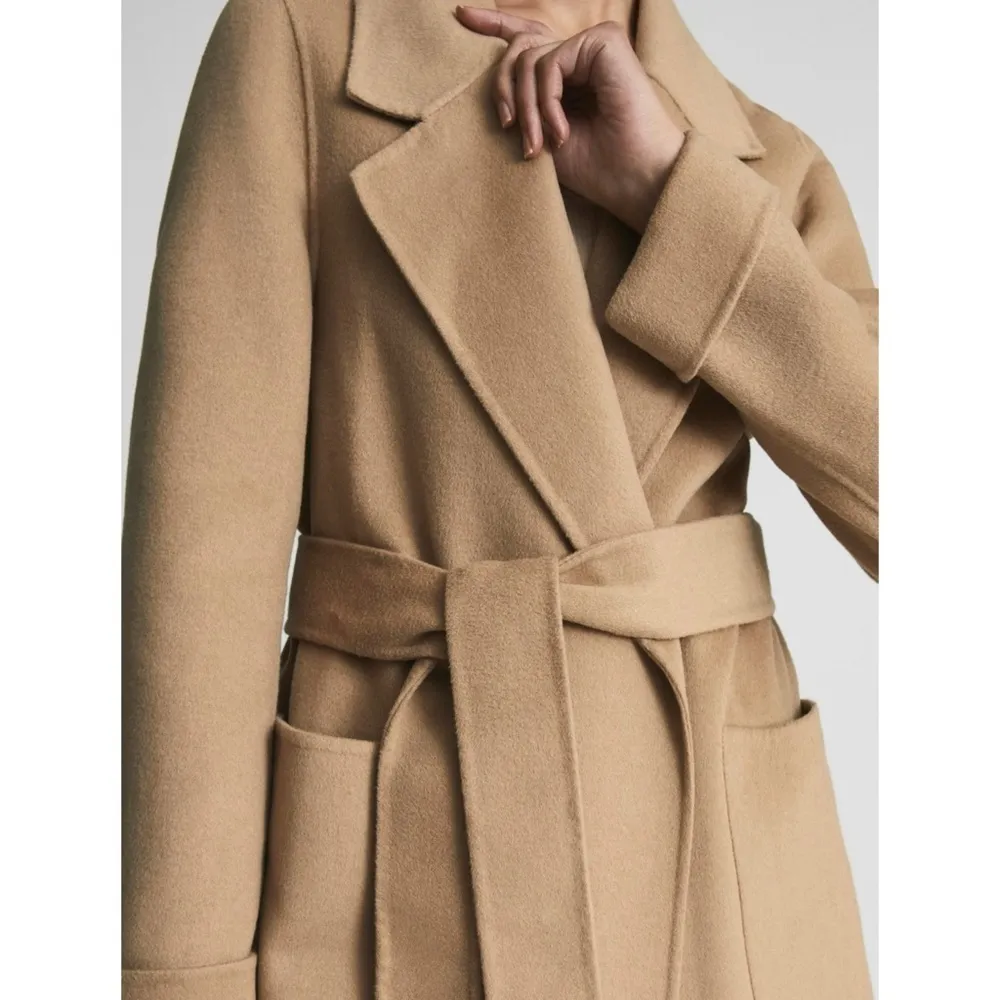 REISS wool blend Elise belted coat NWT - Image 3