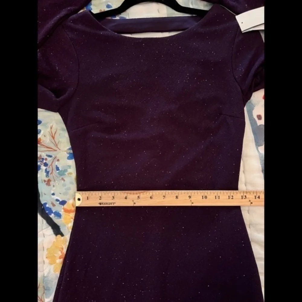 SPEECHLESS 1 Glitter Plum Bodycon Party Dress - Image 10