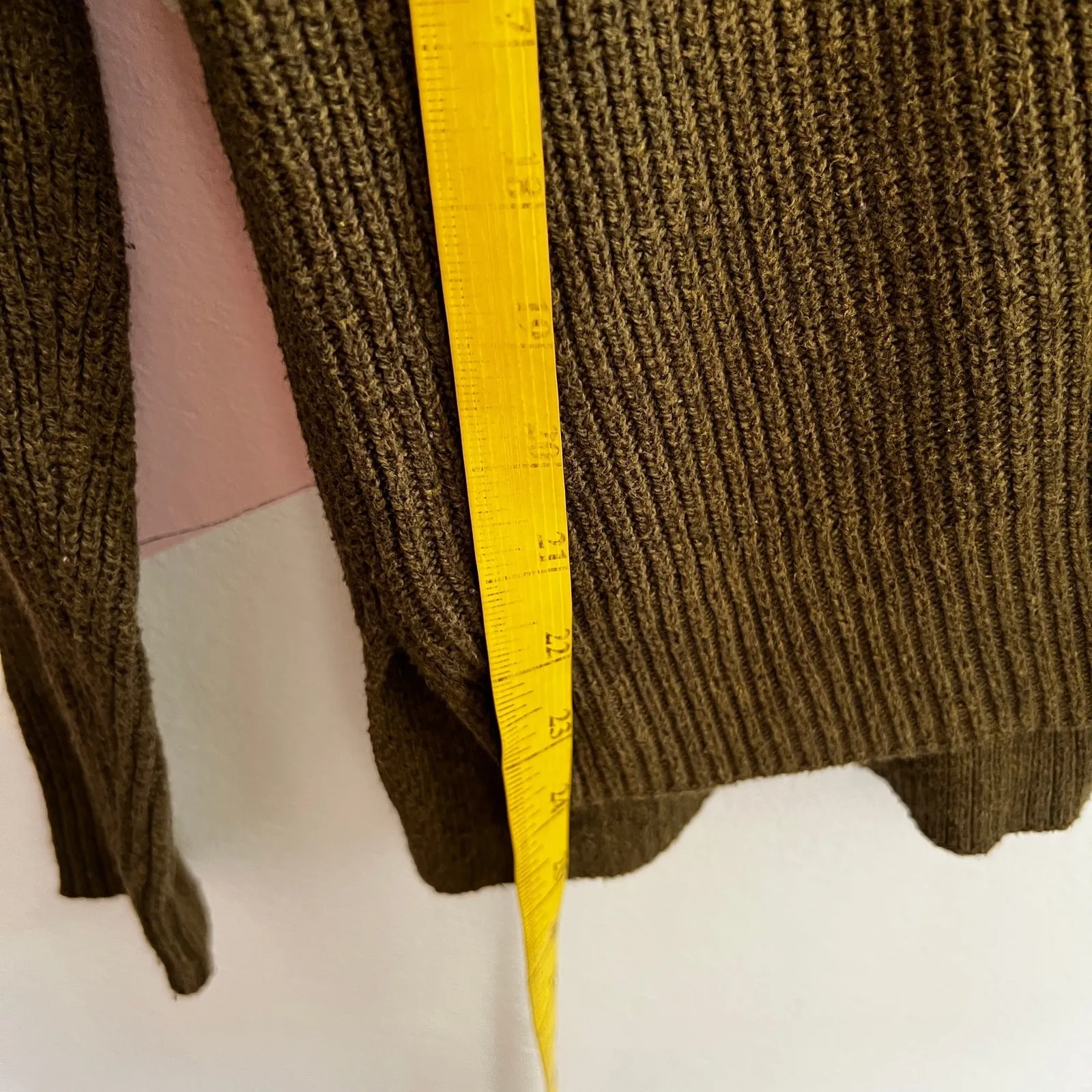 Madewell Green Sweater Fairy Grunge Earthy Cabincore Goblincore XS - Image 5