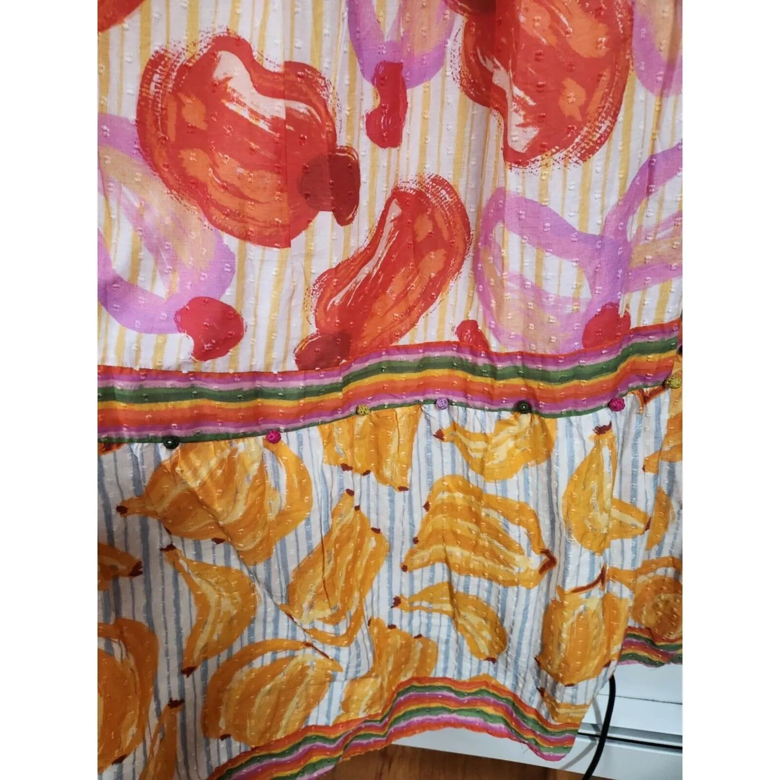 Anthropologie Farm Rio Printed Tiered Maxi Dress Size XL - Image 8