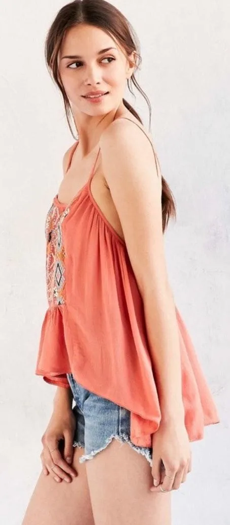 UO Ecote Rhapsody Embroidered Cami Top - Image 4