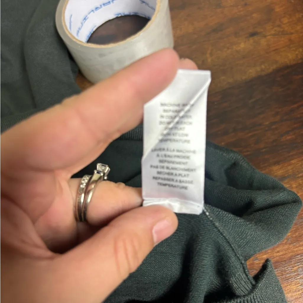 Tahari Green Short Sleeve Knit Top | Size Large | New With Tags - Image 8