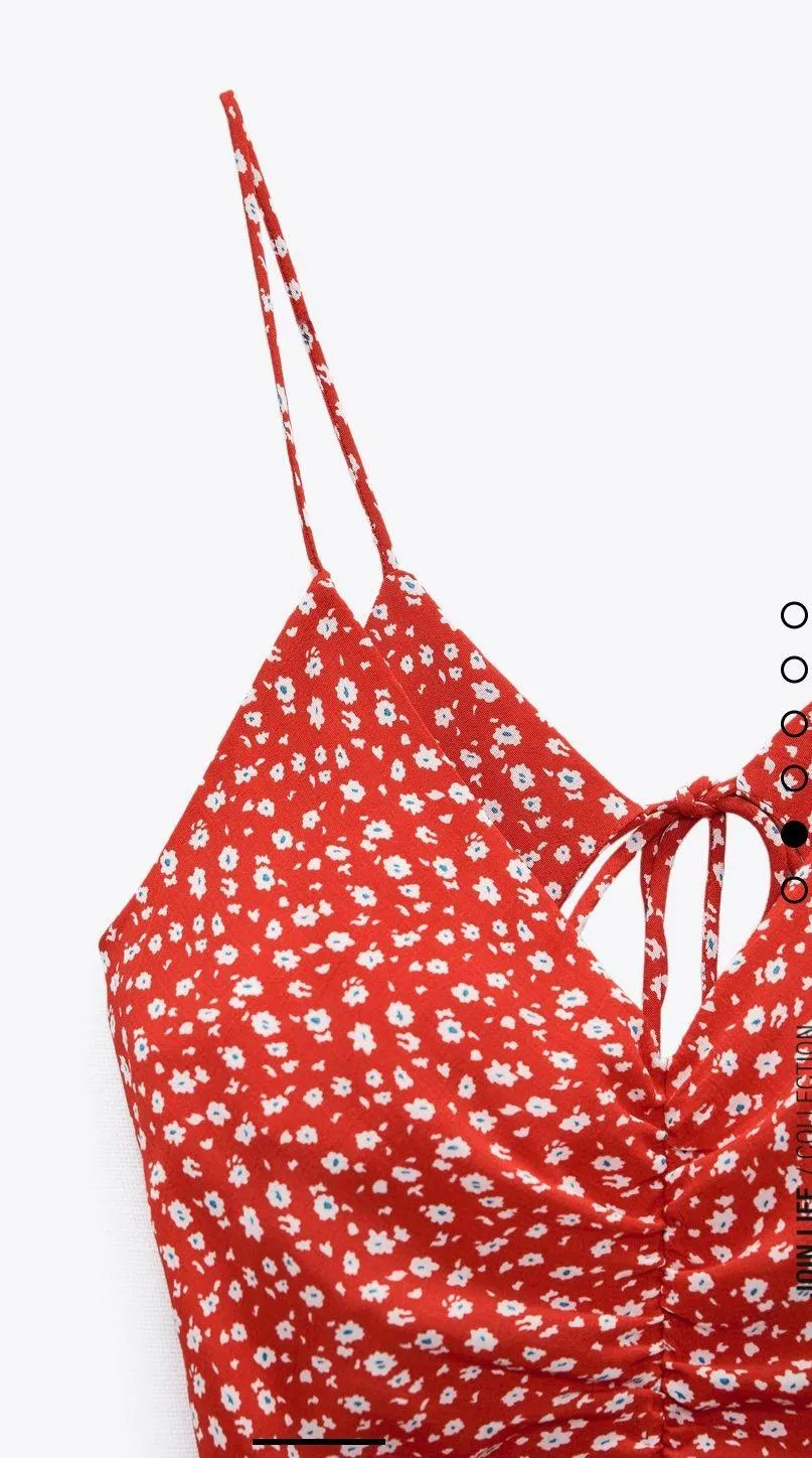 Draped Mini Dress - Image 3