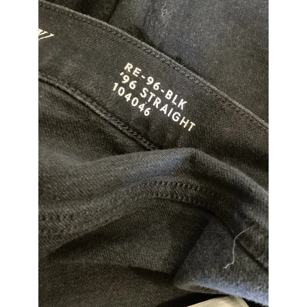 J. Crew Black Slim Straight Jeans ‘96 High Waist Comfort 33 - Image 5