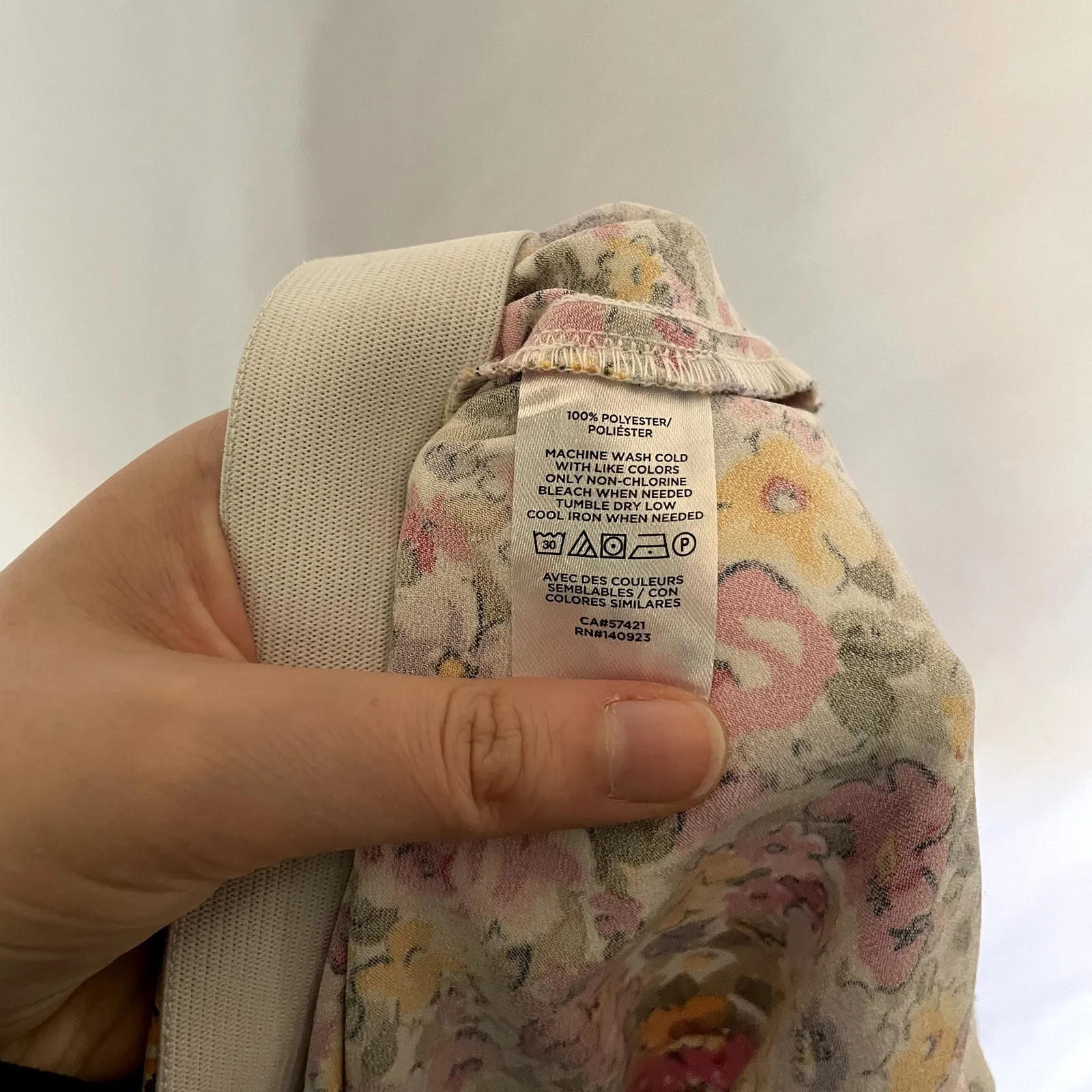 Ann Taylor LOFT pink yellow knee-length a-line skirt women's size M midi floral - Image 6