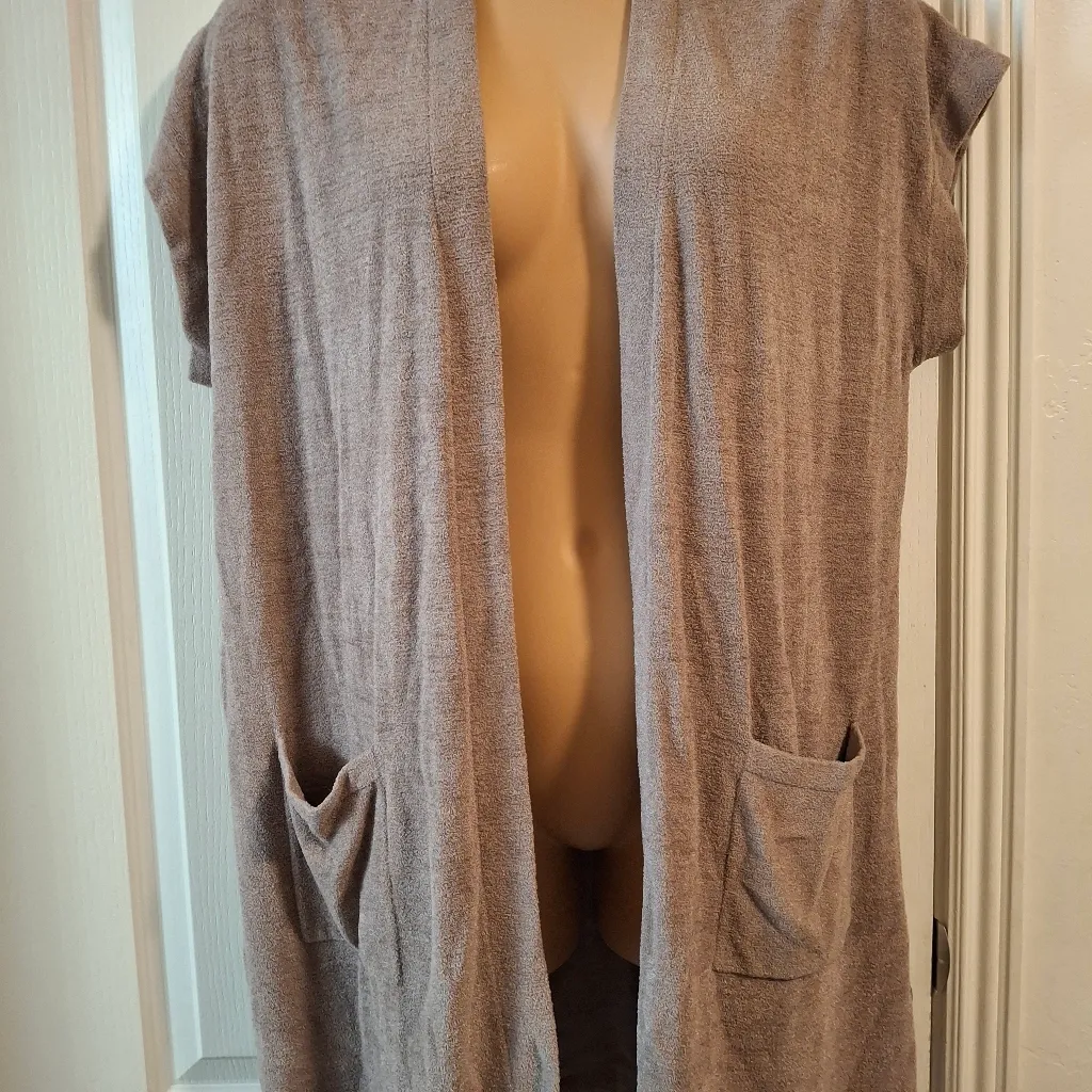 Barefoot Dreams XL Open-Front Cardigan Vest - Image 3