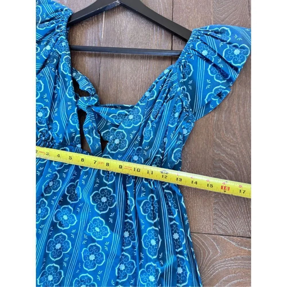 NWT Marigold Everlee Mini Cerulean Dress Size Small Blue - Image 8