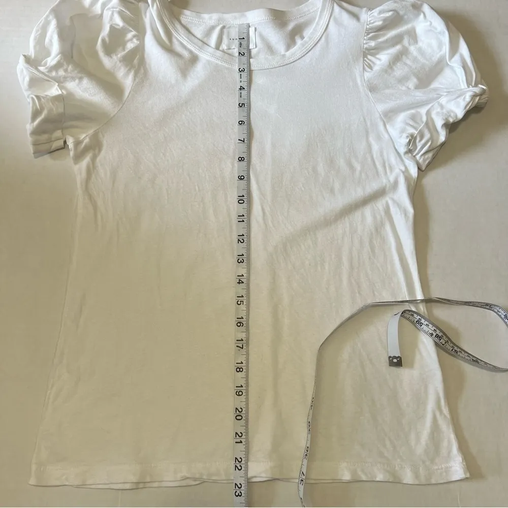 puffy short sleeve T- shirt white size 1 - Image 8