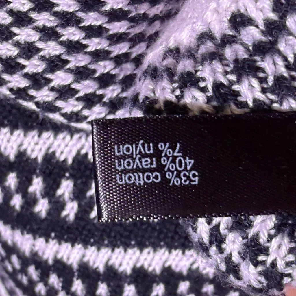 The Limited Black and White Patterned Sweater - Image 5