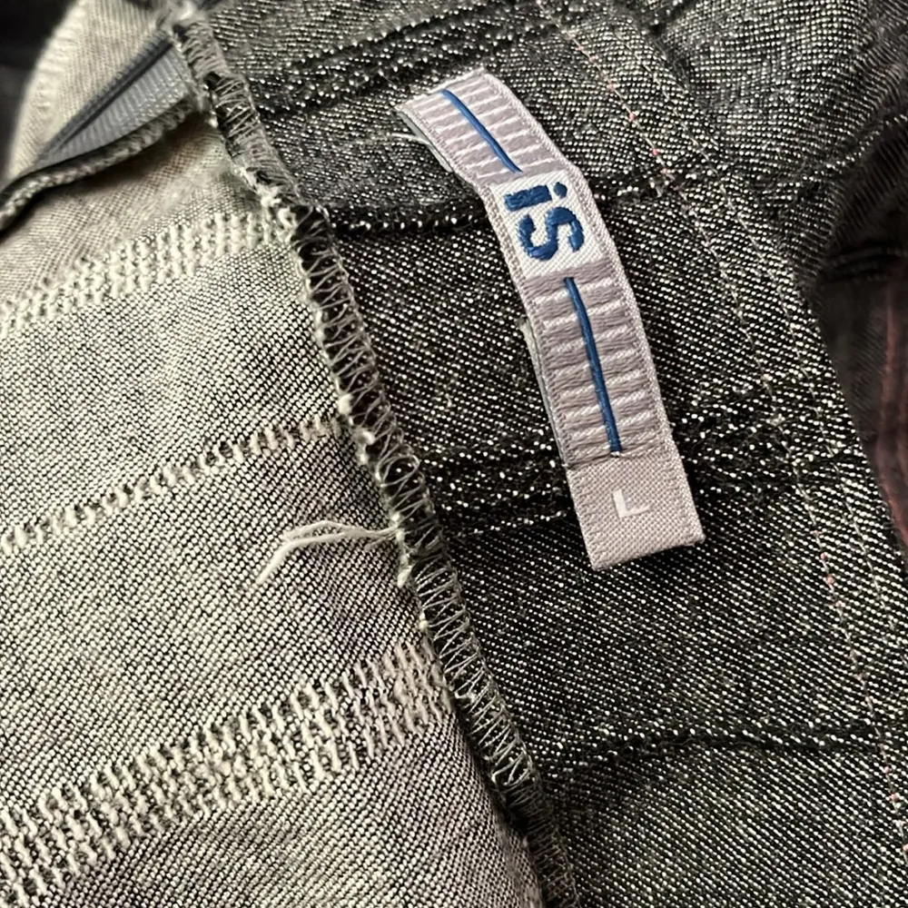 Gray Frayed Hem Skirt Size L - Image 13