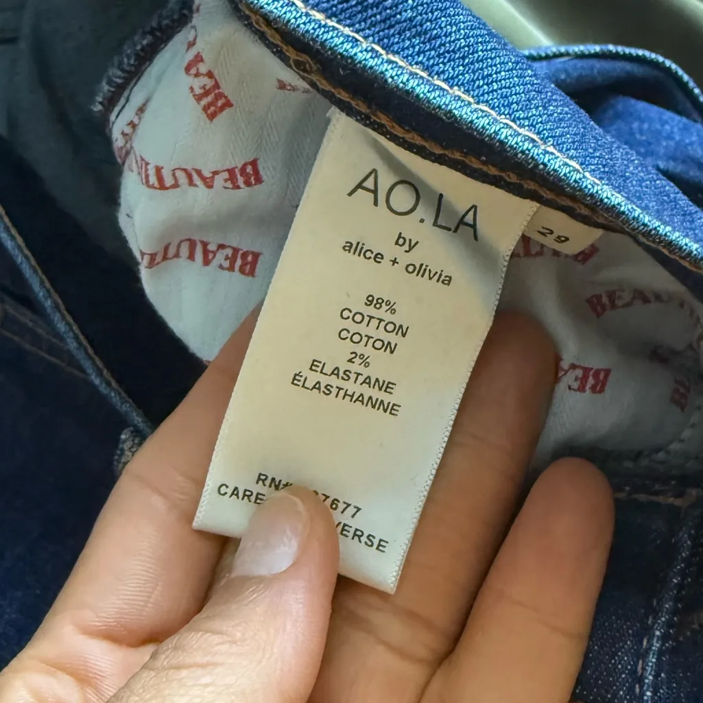Alice Olivia flared  denim size 29 - Image 6