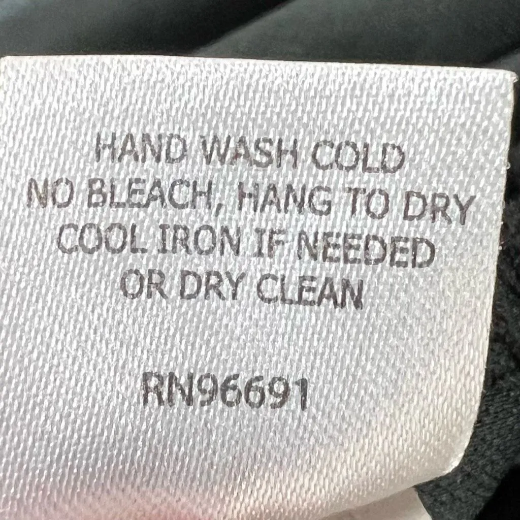 Analili Marian Cross Over Pleather Dress‎ Black - Image 7