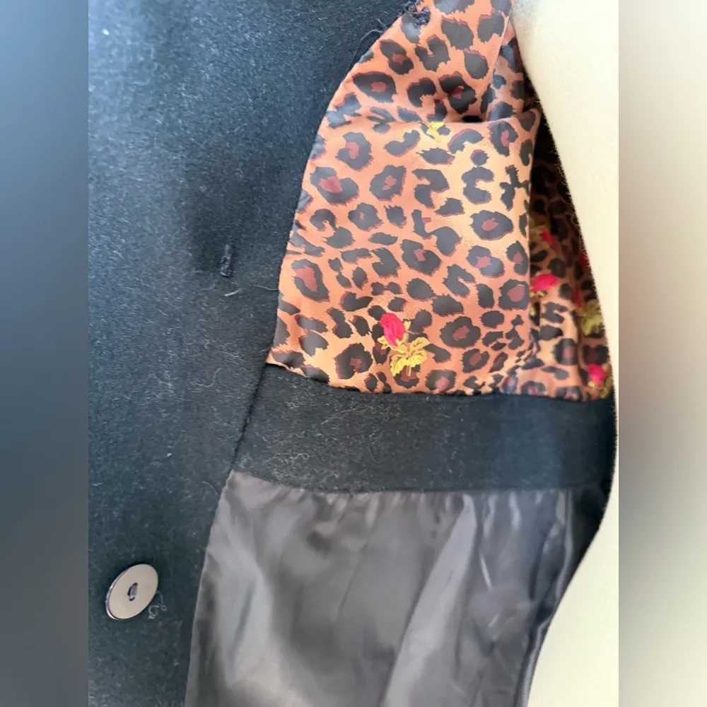 Laundry By Shelli Segal Double-Breasted PeaCoat, Size Medium - Image 4