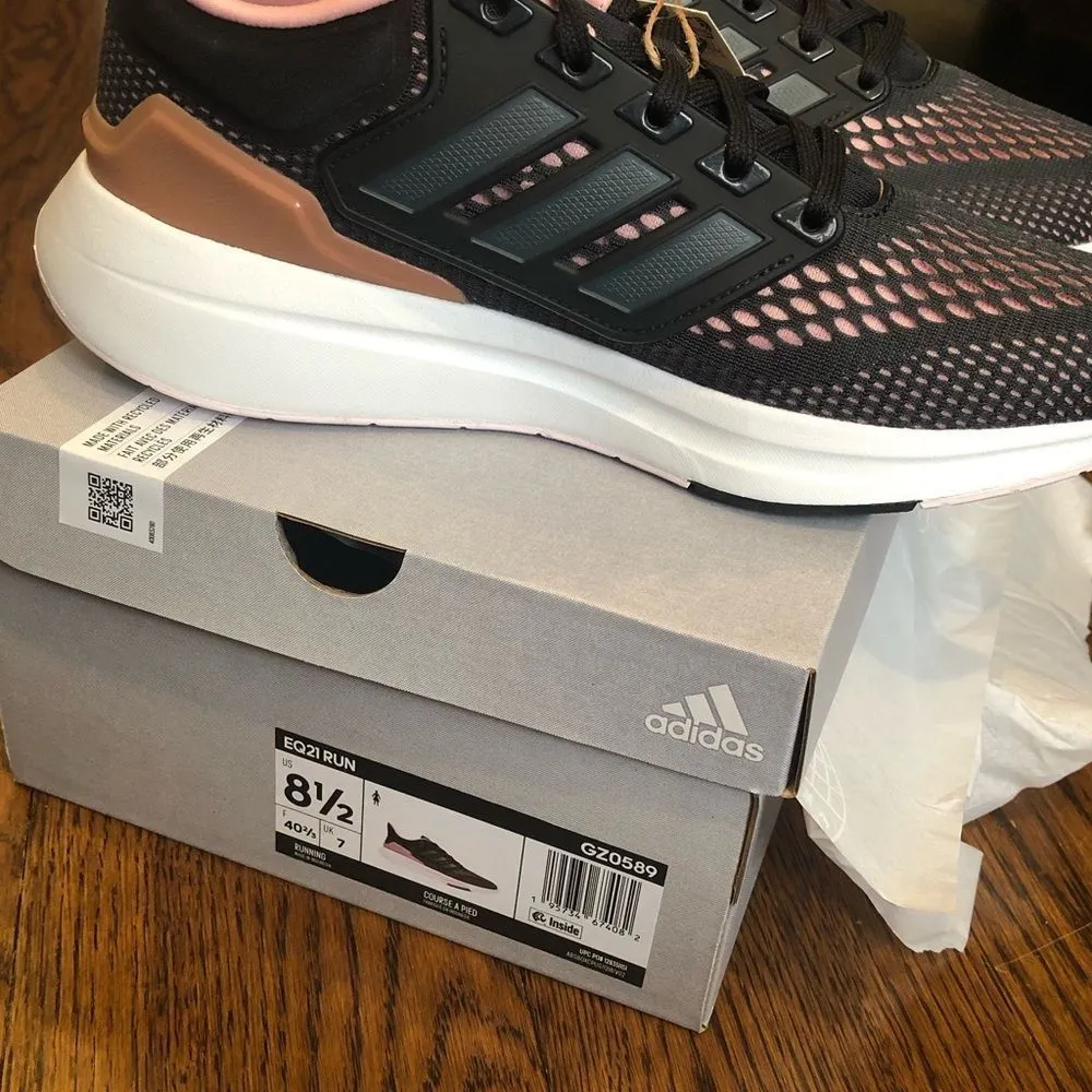 ADIDAS EQ21 Women’s Grey and Pink Running & Cross-Training Shoes Sz 8.5 NWT - Image 5