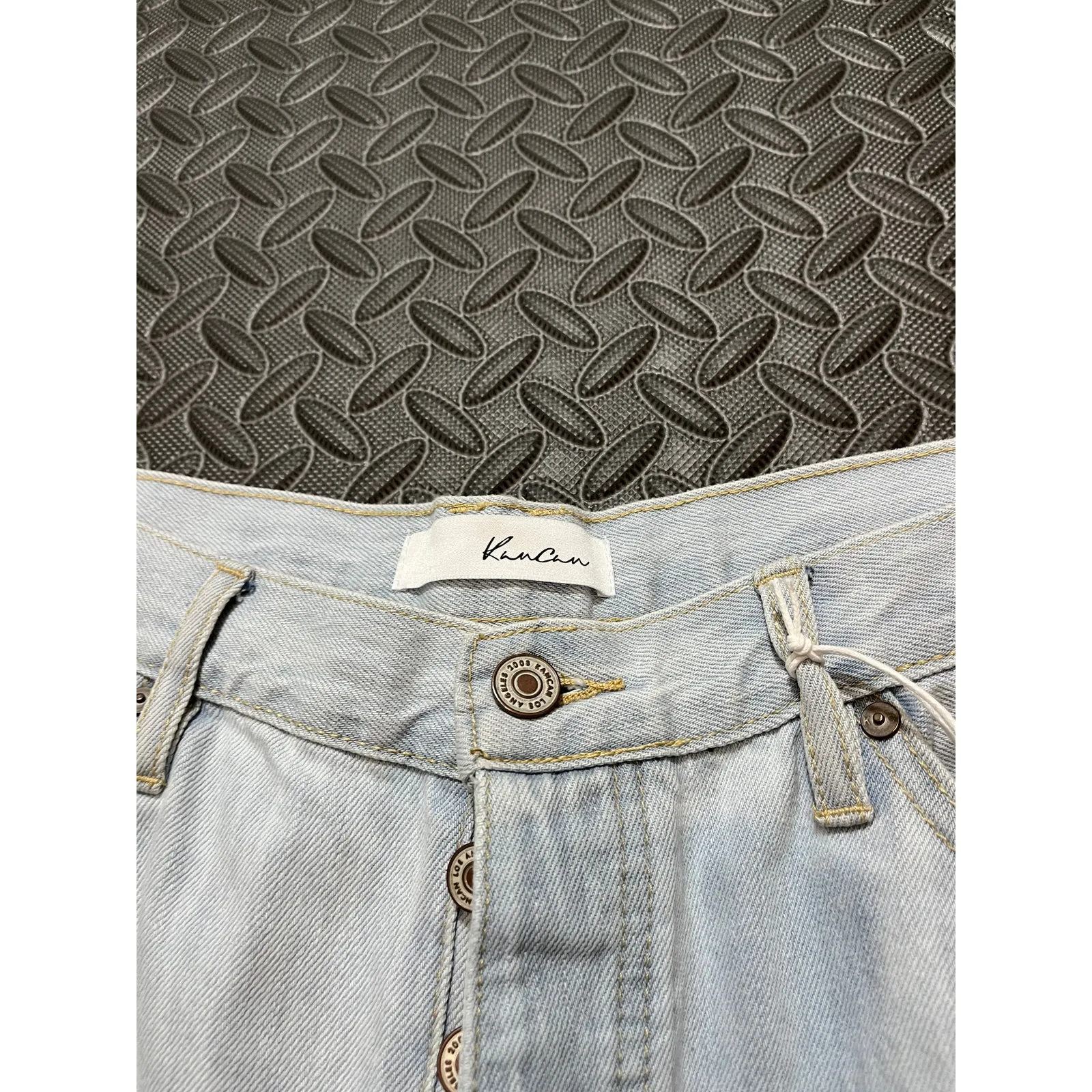 KanCan Montana Ultra High Rise 90's Flare Jeans Light Wash NWT Womens Size 15/31 - Image 5