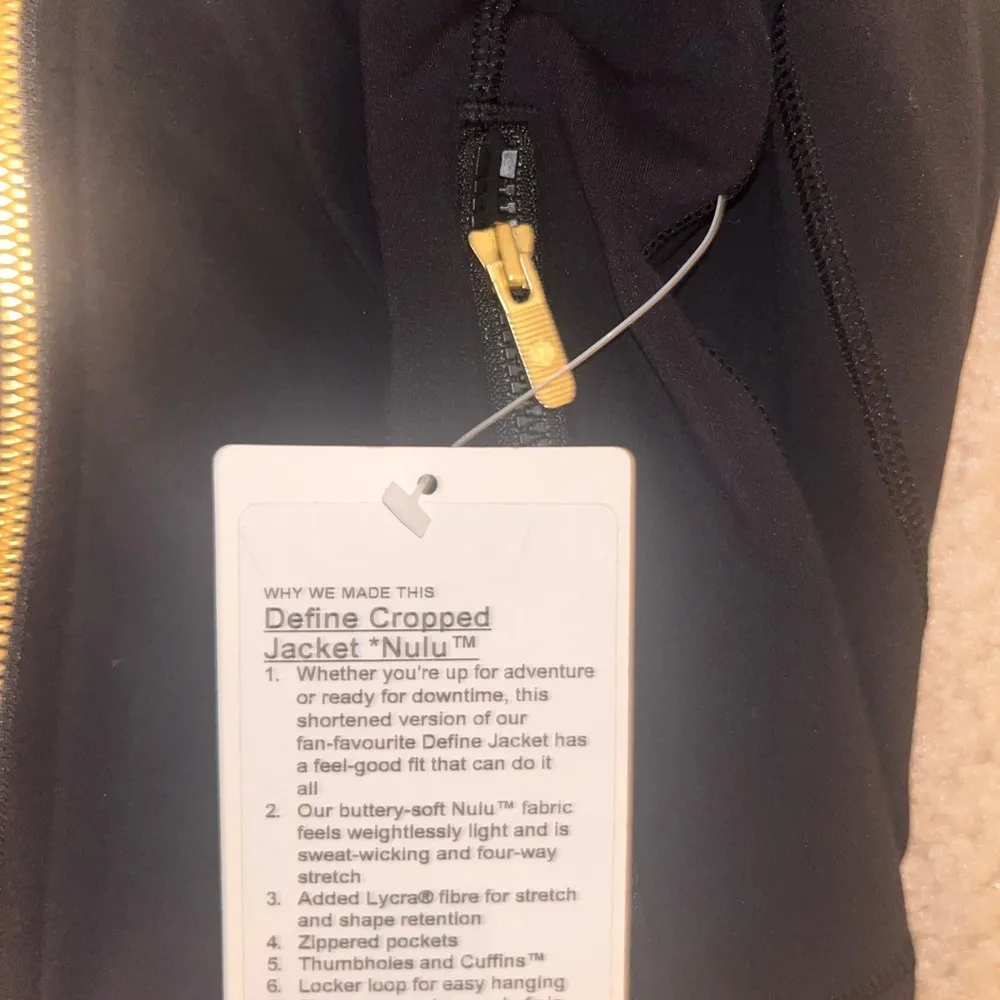 lululemon athletica Black Women's Jacket Size 2 - Image 2
