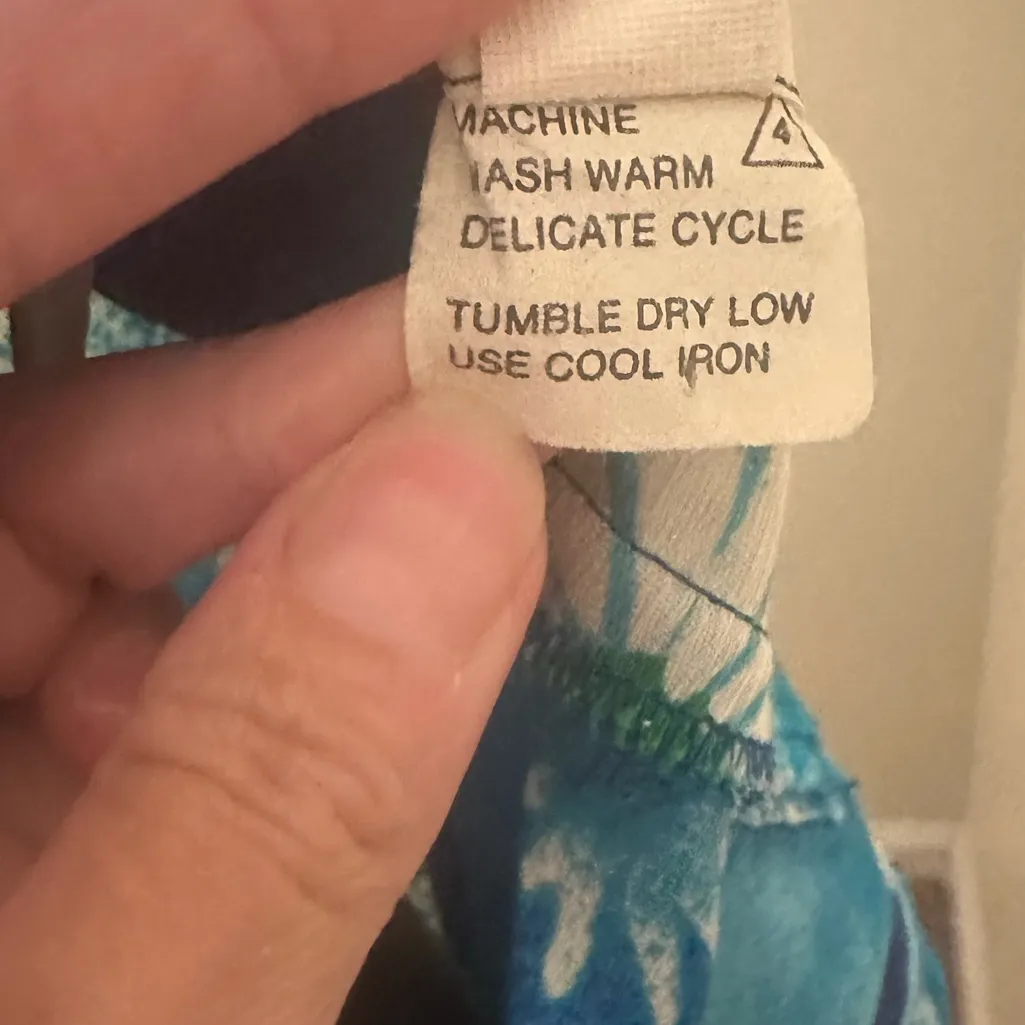 Vintage Maier Specialty Shope Honolulu Hawaiian Halter Maxi Dress Blue Size 8 - Image 10