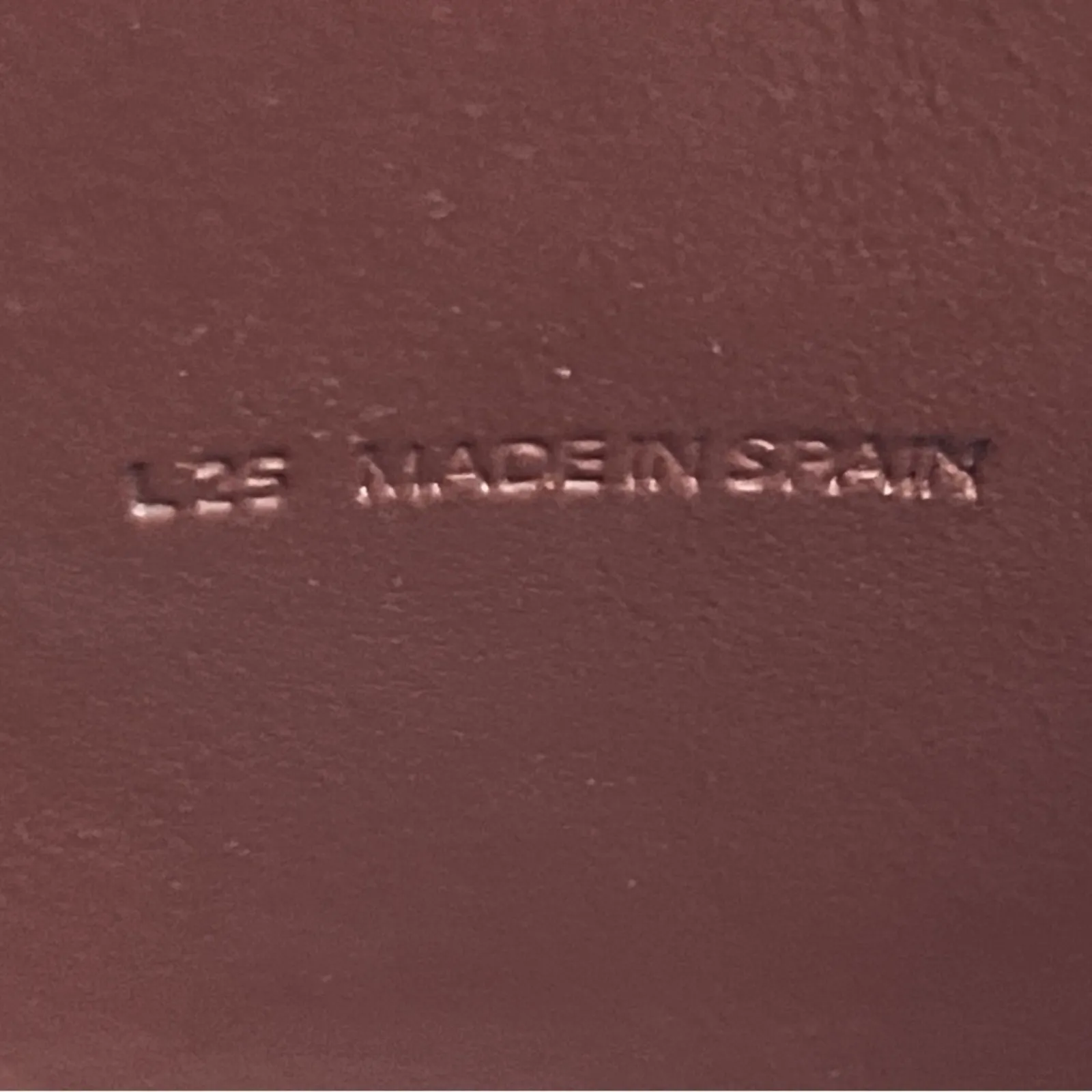 Vintage Must de Cartier Bordeaux Round Coin Purse Leather Gold Zipper Spain - Image 5