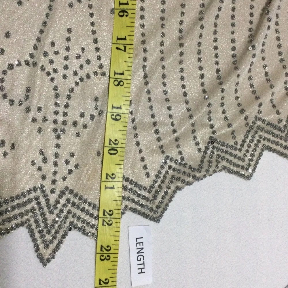 Party Wedding a 2 piece top set‎ from Collections by Dress Barn sequin tank Sz M - Image 8