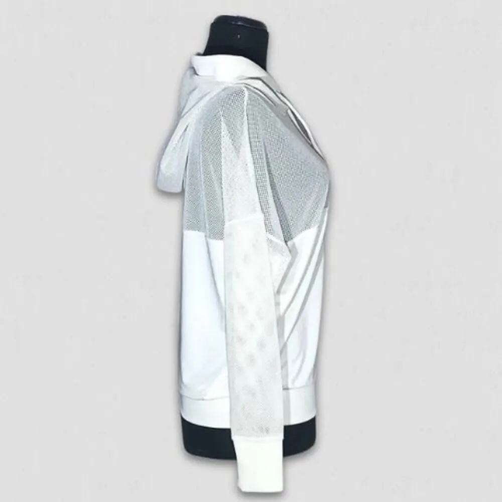 Vintage Athleisure Soho Sport Pullover Hoodie Mesh - Image 4