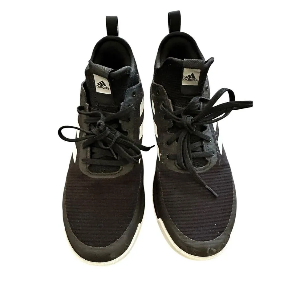 adidas Crazyflight Mid Black White Women’s Volleyball Shoes Size 8.5 - Image 3