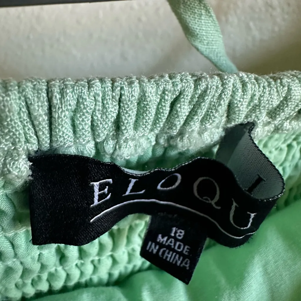 Eloquii Green Dress( Missing a Belt Loop) - Image 6