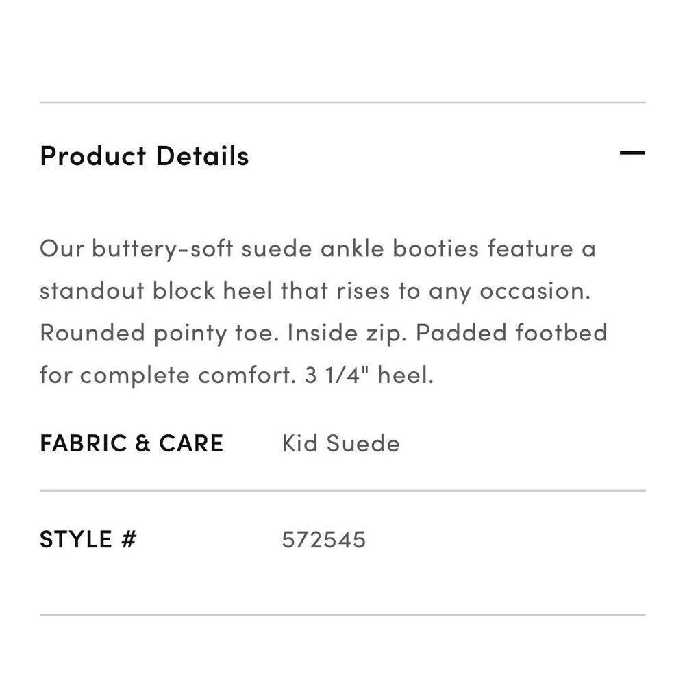 Ann Taylor  chocolate suede block heel booties size 8 - Image 11