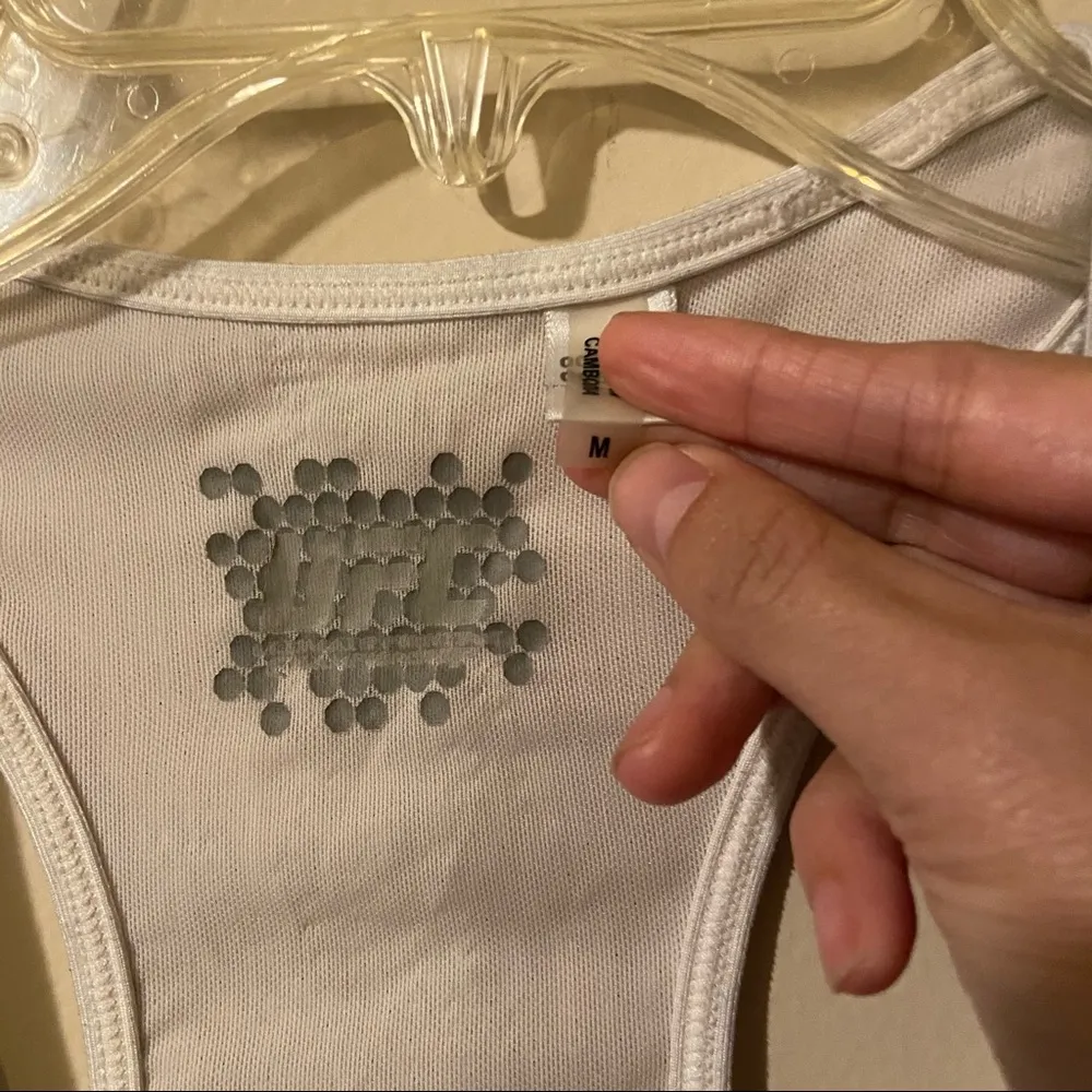 UFC work out top sports bra size small Black - Image 5