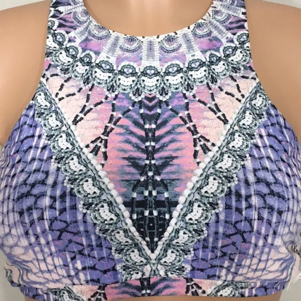 RAISINS high neck lace up bikini. NWT - Image 7