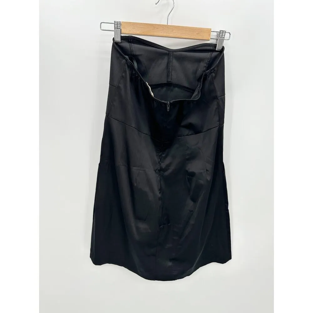 Urban Outfitters Silence + Noise Dress Women MEDIUM Black Strapless Mini - Image 2