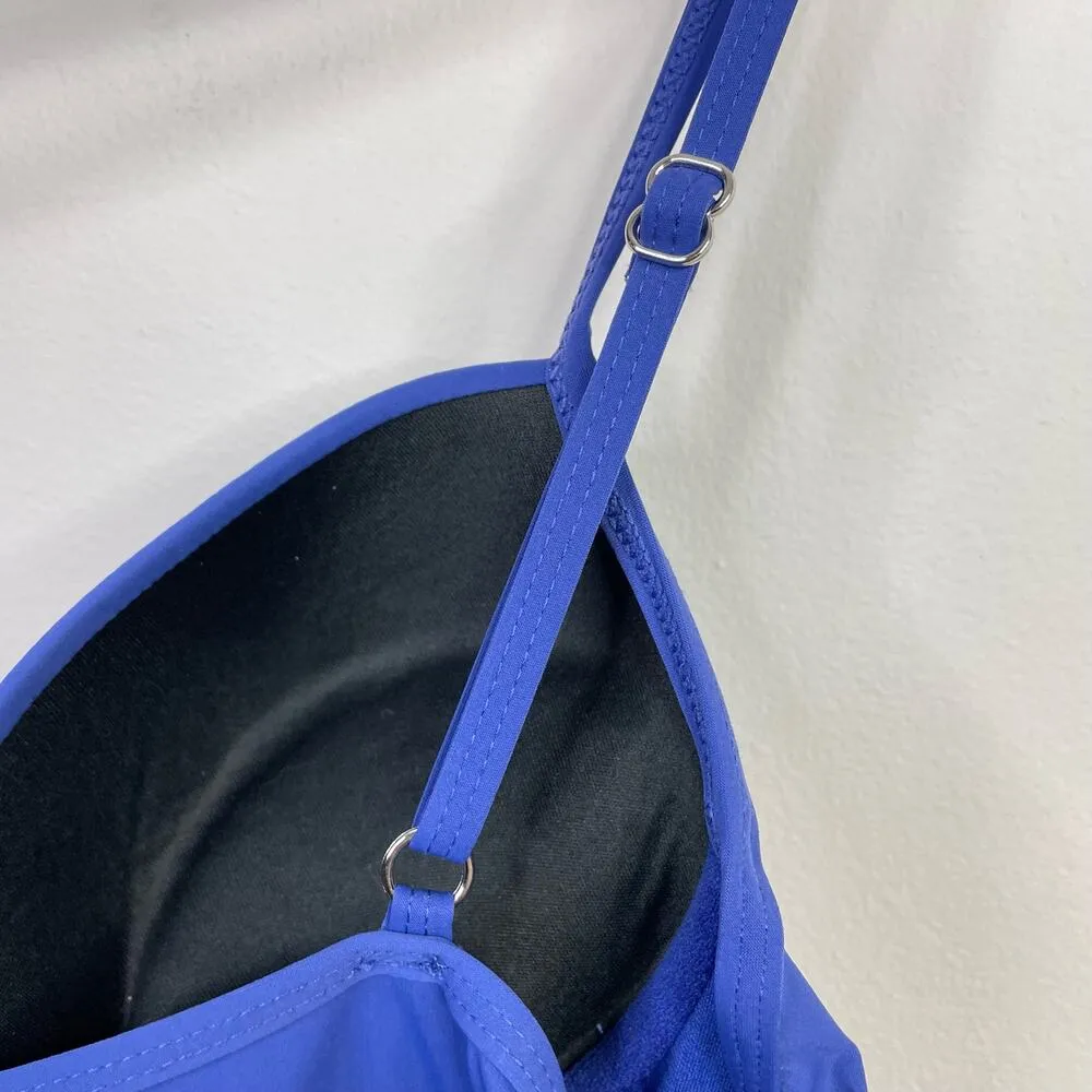 Assets Sara Blakely Spanx Push Up Underwire Slimming One Piece Swimsuit M Purple Size M - Image 9