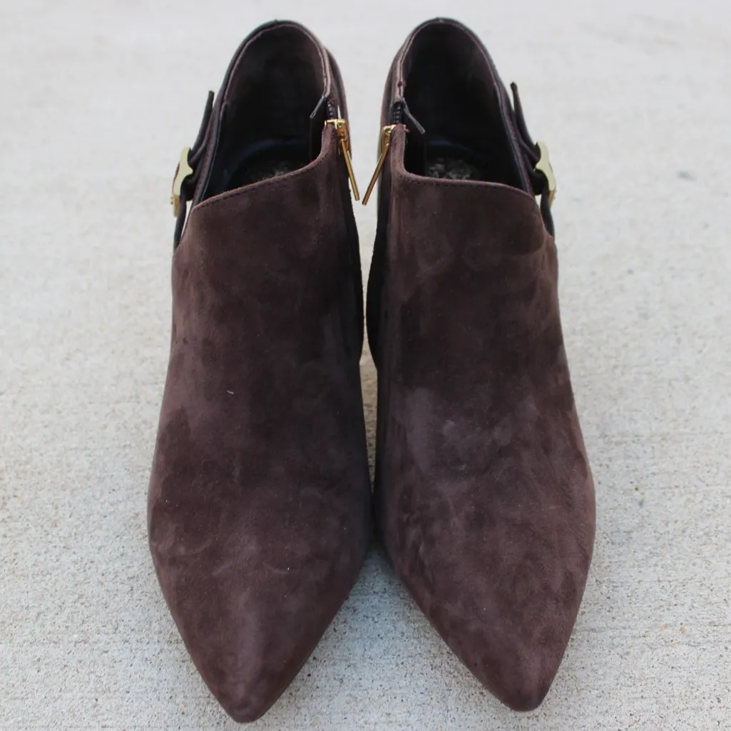 Vince Camuto Kreitha Brown Suede Women's Shoes Sz 8.5 - Image 3