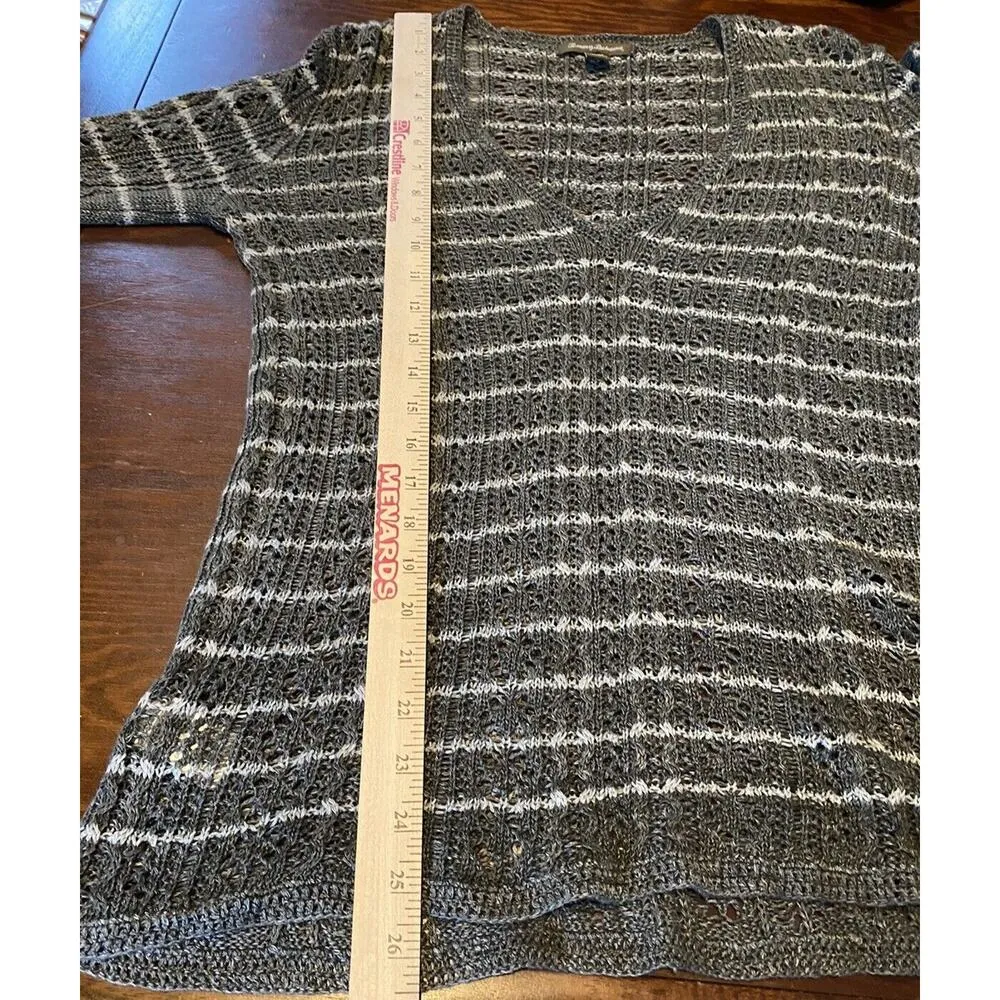 Tommy Bahama Linen Women's Open Knit Cover Up Medium High Low Top Beach Lake - Image 8