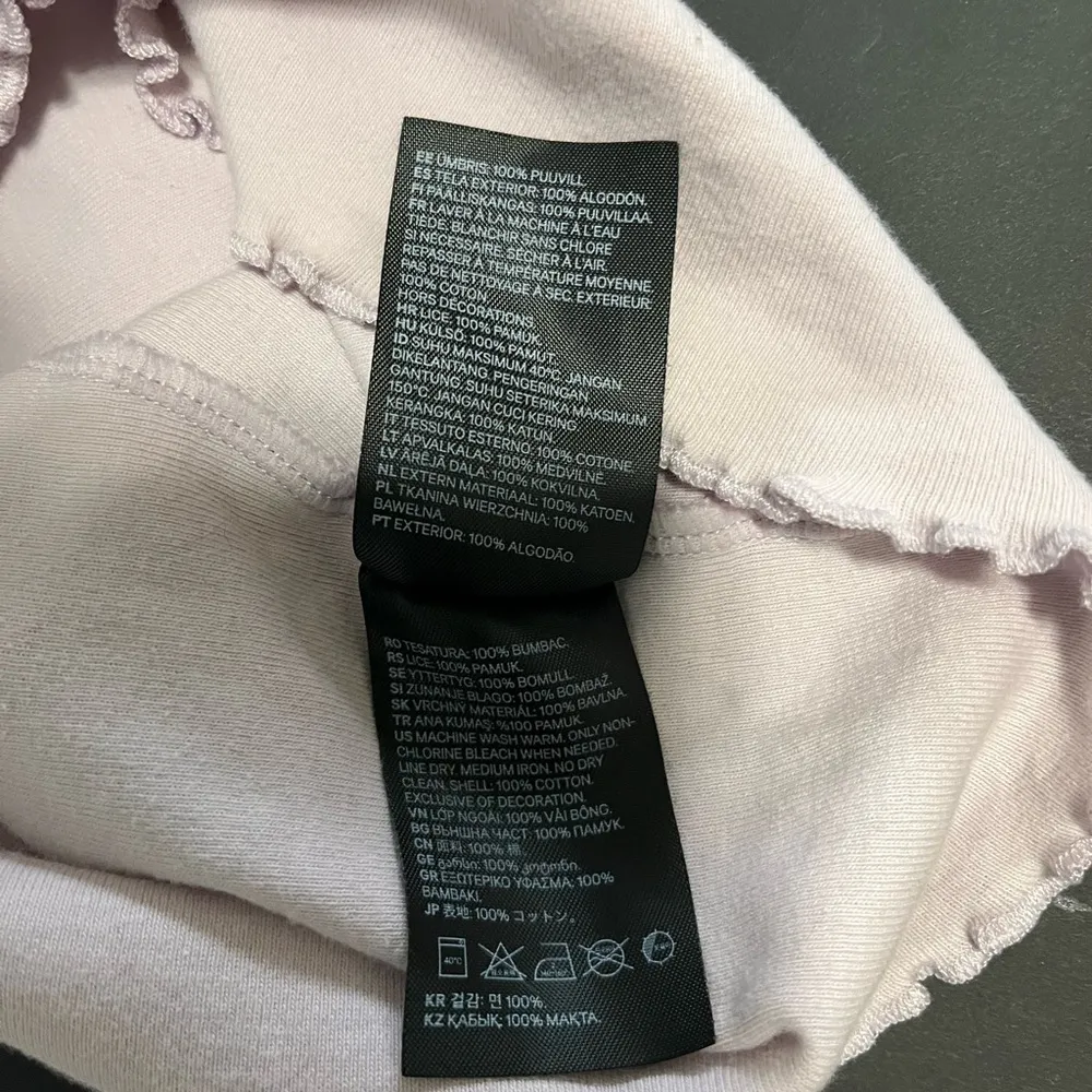 H&M Divided Malibu Crop Top T-Shirt Lettuce Trim Women’s Sz XS. EUC - Image 6