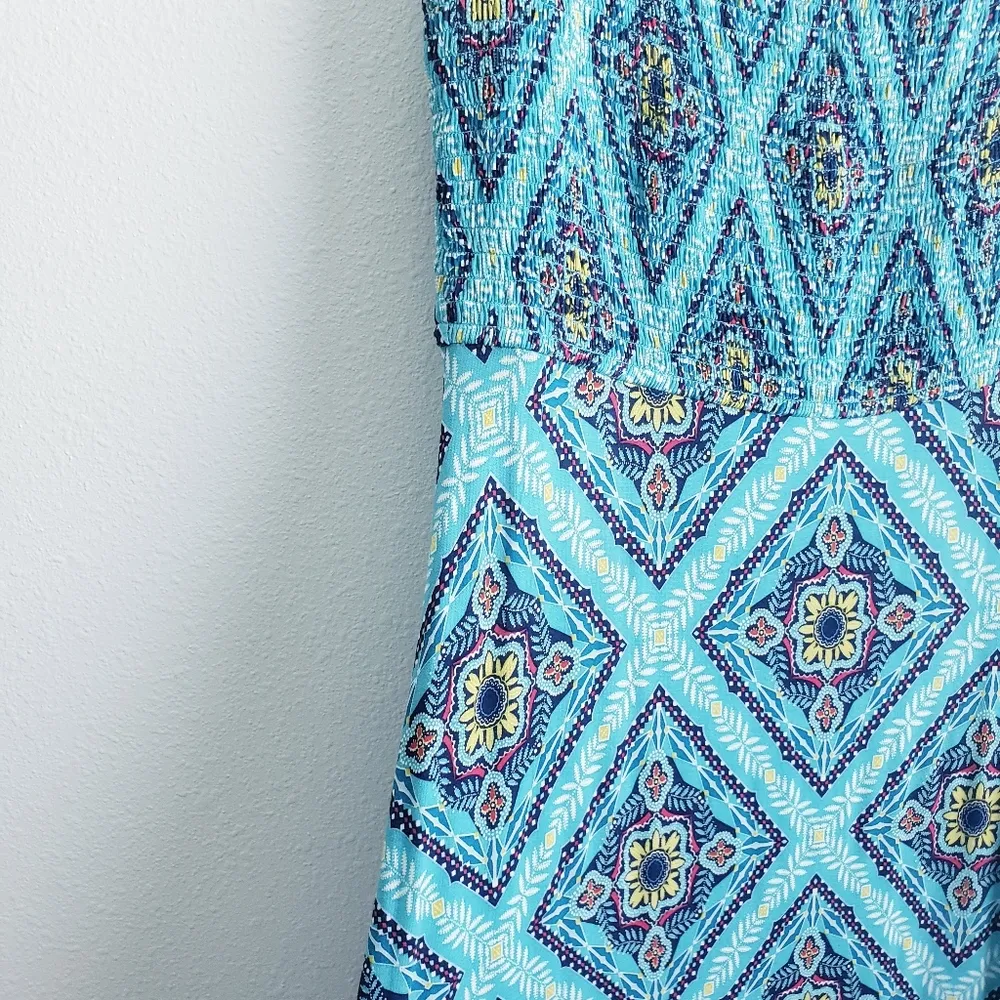 Ann Taylor Loft Beach Smocked Maxi Off The Sholder Dress - Image 5