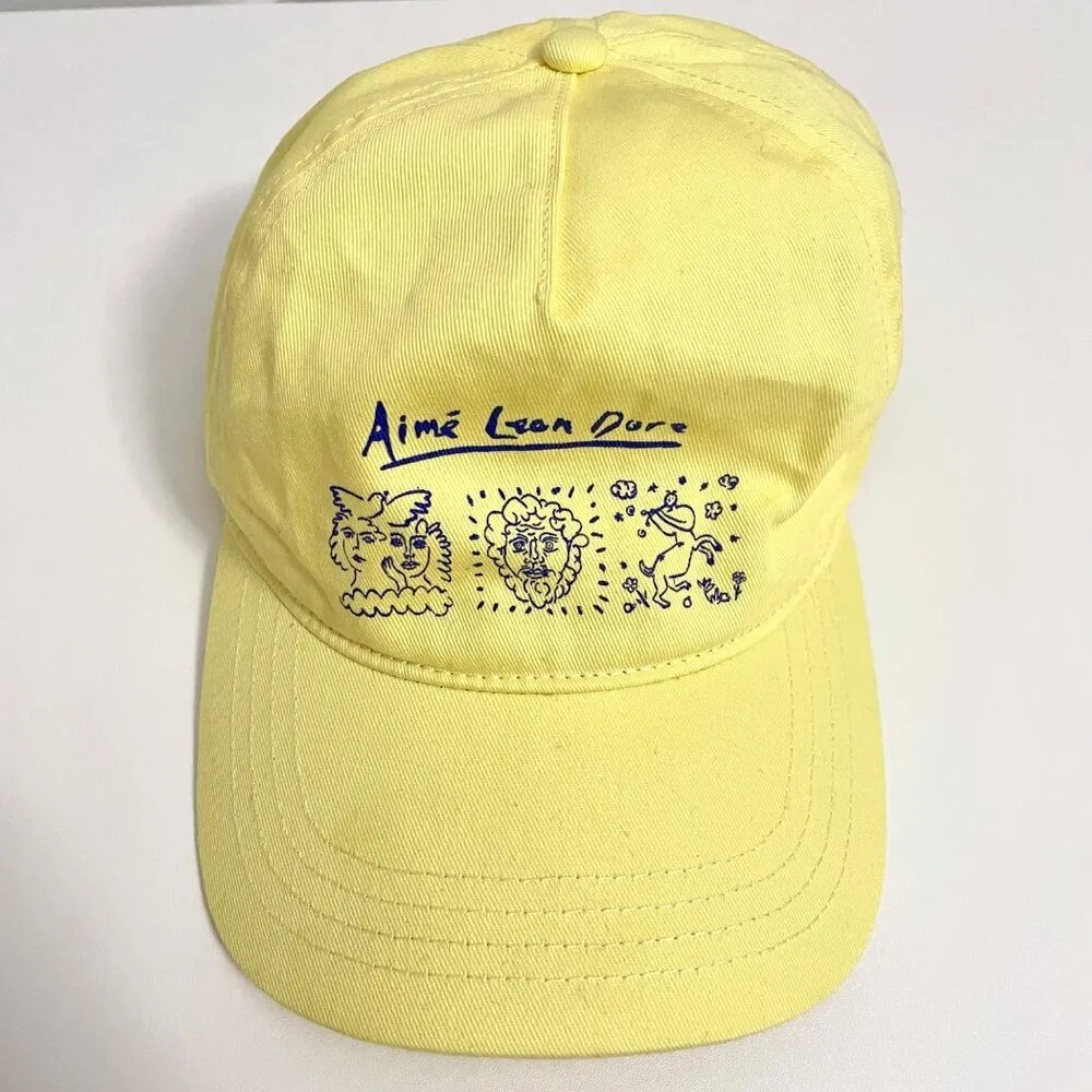 Aimé Leon Dore Hydra Souvenir Hat Lemon Yellow - Image 2
