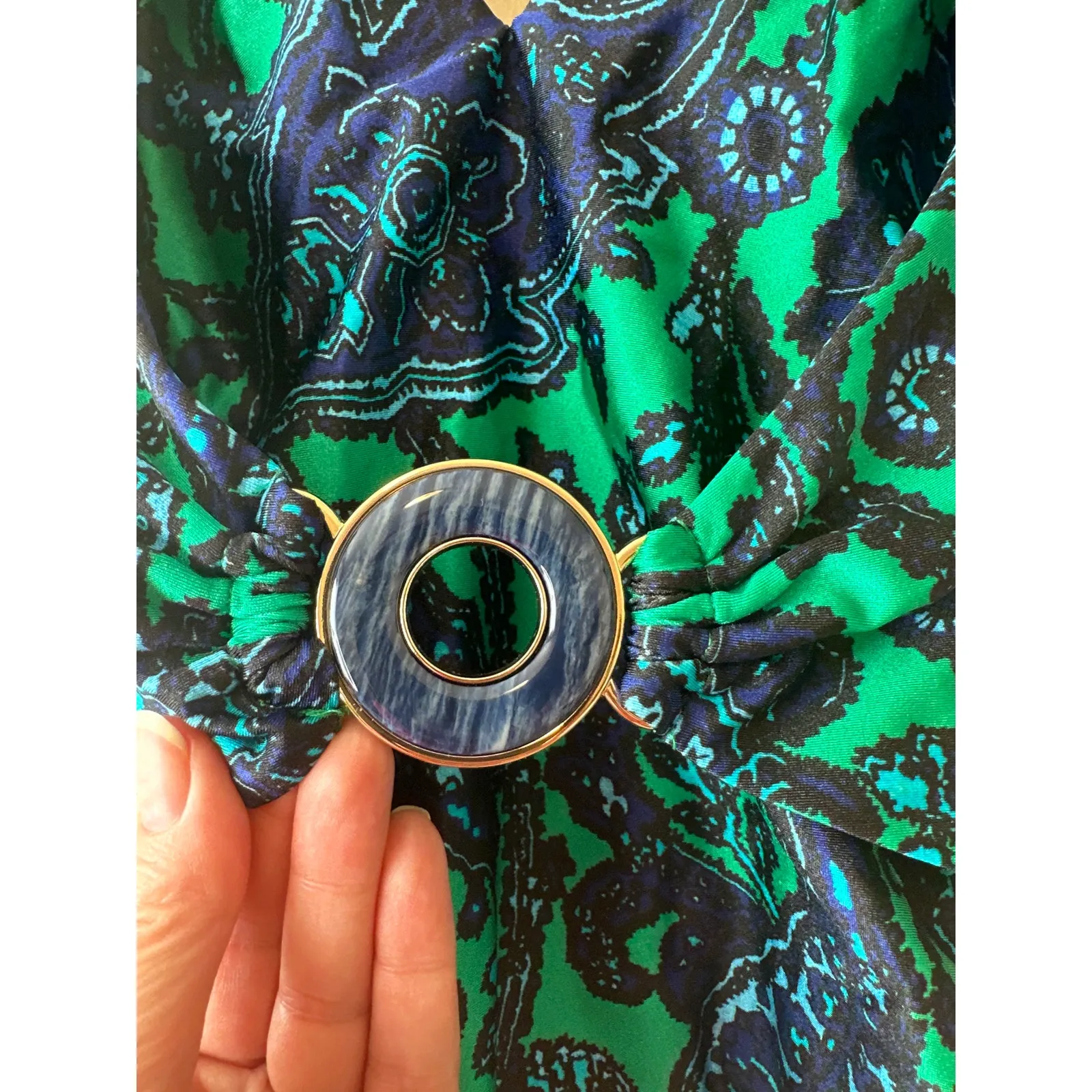 Zimmermann Tiggy Plunge Circle Link One-Piece Swimsuit NWT Size 4 - Image 7