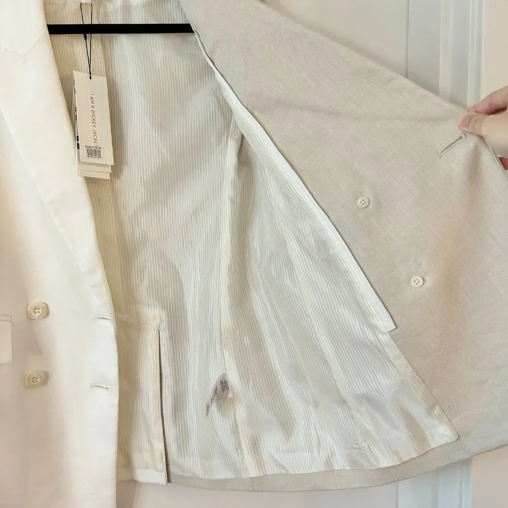 Veronica Beard  Two Toned Linen Braeton Dickey Jacket Size 4 NWT - Image 10