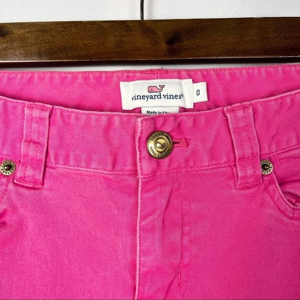 Vineyard Vines Hot Pink Low Rise Skinny Jeans 0 - Image 3