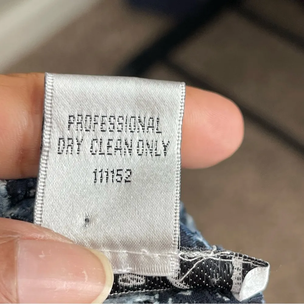 MONA LEAH | Blue Waterfall Lace Back Cardigan Sz S - Image 9