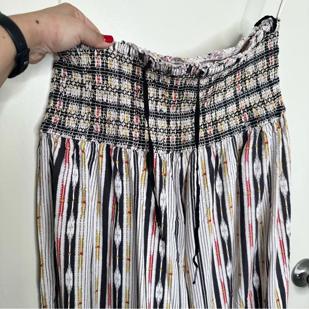 Anthropologie Maeve Zamirah Smocked Wide Leg Pants - Image 4