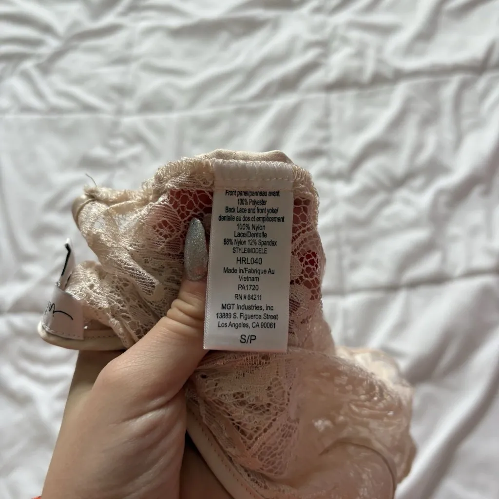 Vintage 90s Womens Small Baby Doll Cami Y2K Grunge Indie Coquette Beige Sexy Tan - Image 10